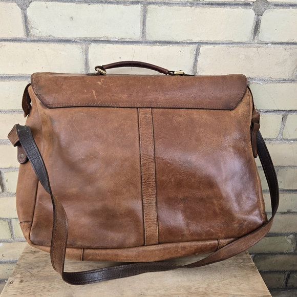 Vintage Leather Briefcase - Picture 4 of 13